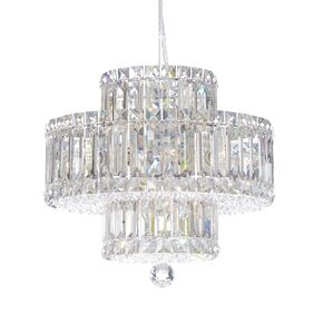 SCHONBEK ΚΛΑΣΣΙΚΆ ΦΩΤΙΣΤΙΚΆ ΚΡΕΜΑΣΤΆ PLAZA 9 LIGHT 220V PENDANT IN STAINLESS STEEL WITH CLEAR CRYSTALS FROM SWAROVSKI®