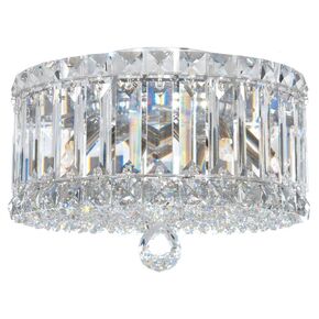 SCHONBEK ΚΛΑΣΣΙΚΆ ΦΩΤΙΣΤΙΚΆ ΌΡΟΦΉΣ PLAZA 4 LIGHT 220V CLOSE TO CEILING IN STAINLESS STEEL WITH CLEAR CRYSTALS FROM SWAROVSKI®