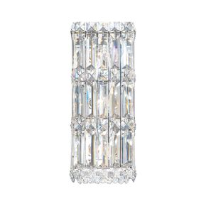 SCHONBEK ΚΛΑΣΣΙΚΆ ΦΩΤΙΣΤΙΚΆ ΑΠΛΊΚΕΣ QUANTUM 3 LIGHT 220V WALL SCONCE IN STAINLESS STEEL WITH CLEAR CRYSTALS FROM SWAROVSKI®