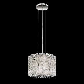 SCHONBEK ΚΛΑΣΣΙΚΆ ΦΩΤΙΣΤΙΚΆ ΚΡΕΜΑΣΤΆ SARELLA 8 LIGHT 220V PENDANT IN STAINLESS STEEL WITH CRYSTAL HERITAGE CRYSTAL