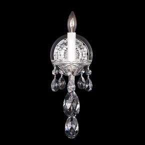 SCHONBEK ΚΛΑΣΣΙΚΆ ΦΩΤΙΣΤΙΚΆ ΑΠΛΊΚΕΣ STERLING 1 LIGHT 220V WALL SCONCE IN RICH AUERELIA GOLD WITH CLEAR HERITAGE CRYSTAL