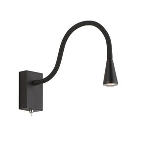 INTERNAL SPACE, KOKO, WALL LAMP LED BLACK KOKO, W:60, H:100 - WALL LIGHTS