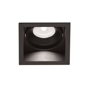 ARCHITECTURAL LIGHTING, TOP-SPOT, BLACK ADJUSTABLE SQUARE. SPOT FRAME-LED MODULE IS REQUIRED, W:90, HMIN:85 - RECESSED SPOTLIGHTS