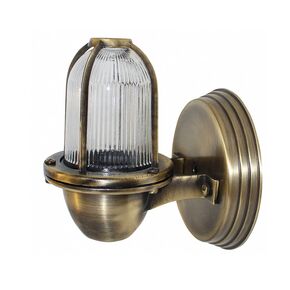 WATERPROOF OUTDOOR LIGHTING > CORNER LIGHTING 4228 BRASS - WALL LIGHTS