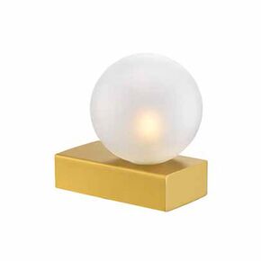 ΑΠΛΊΚΑ WALL LAMP METAL, GLASS 01210-17 G9, LED W15 H04 L08 CM