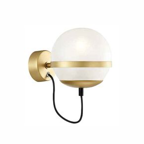 INTERIOR > MODERN MINIMAL LIGHTING > WALL SCONCES > WALL LAMP 01185-18 METAL, GLASS G9, LED W18 H15 CM - BATHROOM LIGHTS