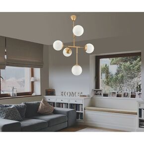 ΜΟΝΤΈΡΝΑ ΦΩΤΙΣΤΙΚΆ ΜΊΝΙΜΑΛ > ΟΡΟΦΉΣ >  CEILING 5-LIGHT HEIGHT 80 CM WIDTH 80 CM 5XG9, LED 01272-22 - ΚΡΕΜΑΣΤΆ ΦΩΤΙΣΤΙΚΆ