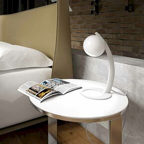 TABLE LAMP 7 W GLOSSY WHITE