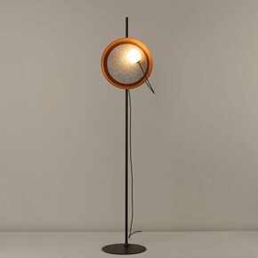 DISC FOR FLOOR LAMP 38 CM DIAMETER G9 LED 1X 4,8W TEXTURED COPPER LACQUER