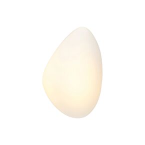 SCONCE LIGHT LED 5W 3000K METAL GLASS WHITE ZAMPELIS LIGHTS 20137