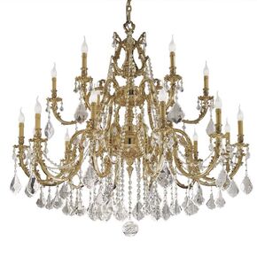 FRENCH GOLD CHANDELIER  W:1420MM   H:1020MM  18XE14  220V  MAX:42W
