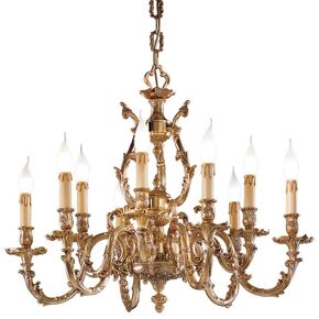 FRENCH GOLD CHANDELIER  W:750MM   H:540MM  6XE14  220V  MAX:42W