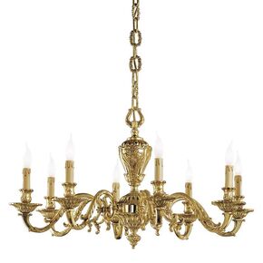 ΚΛΑΣΙΚΆ ΦΩΤΙΣΤΙΚΆ < ΙΤΑΛΙΚΆ POSSONI >   CHANDELIER FINISH  002-008    6XMAX42W E14 - ΚΡΕΜΑΣΤΆ ΦΩΤΙΣΤΙΚΆ