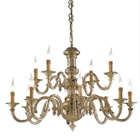 ΚΛΑΣΙΚΆ ΦΩΤΙΣΤΙΚΆ < ΙΤΑΛΙΚΆ POSSONI >   POLISH BRASS FINISH CHANDELIER FINISH  007    6XMAX42W E14 - ΚΡΕΜΑΣΤΆ ΦΩΤΙΣΤΙΚΆ