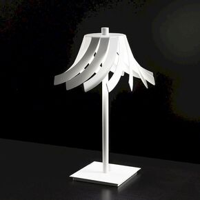 MODERN MINIMAL LIGHTING < ITALIAN SELENE> TABLE LAMPS > WALL SCONCES COLLECTION INSPIRED BY NATURE REMINISCENT OF ECUADORIAN PALM FIBERS IS MADE OF SHEET METAL, APPROPRIATELY LASER CUT. - TABLE LAMPS