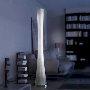 MODERN MINIMAL LAMPS < ITALIAN SELENE> FLOOR LAMPS > LAMPADA STELO VETRO AMBRA/NERO - FLOOR LAMPS