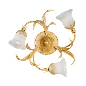 F2-4055-3 > CLOSE TO CEILING LAVANDA WITH MURANO GLASS