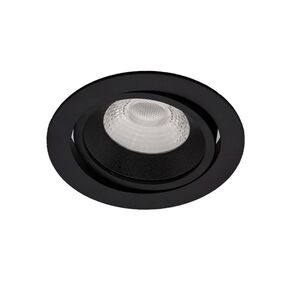 BLACK ADJUSTABLE SPOT FRAME -LED MODULE IS REQUIRED - RECESSED SPOTLIGHTS