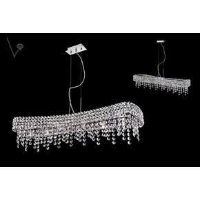 ΚΡΕΑΜΑΣΤΌ ΦΩΤΙΣΤΙΚΌ  ΧΡΏΜΙΟ CHROME Ø 50 H 60 • 8 Χ G9 - ΚΡΕΜΑΣΤΆ ΦΩΤΙΣΤΙΚΆ