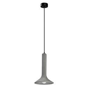 ΕΣΩΤΕΡΙΚΟΎ ΧΏΡΟΥ, FUNNEL, ΜΟΝΌΦΩΤΟ ΓΚΡΙ FUNNEL, D:220, H:1750 - ΚΡΕΜΑΣΤΆ ΦΩΤΙΣΤΙΚΆ