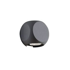 INTERNAL SPACE, BALLITO, WALL LAMP DARK GREY BALLITO, D:65 - WALL LIGHTS