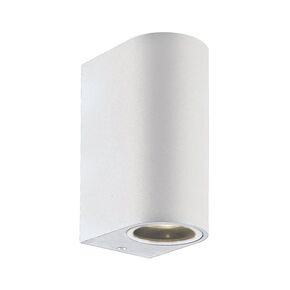 2/LIGHTS WALL LAMP WHITE ROUND H:150 TILOS - WALL LIGHTS