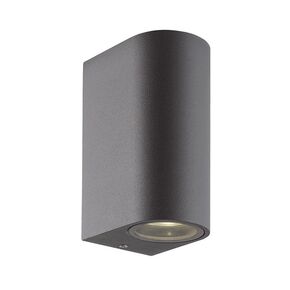 2/LIGHTS WALL LAMP DARK ROUND H:150 TILOS - WALL LIGHTS