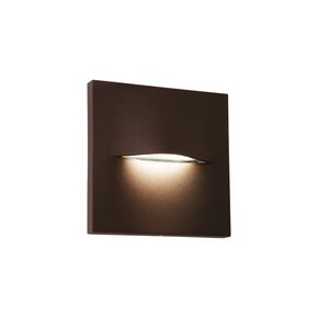 EXTERNAL SPACE, VITA, WALL LIGHT BROWN SQUARE  VITA, L:140, H:140 - WALL LIGHTS