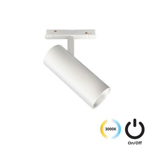 ARCHITECTURAL LIGHTING, MAGNETIC ON-OFF, SPOT  TRACK  WHITE 20W MAGNETIC (ON-OFF), D:60, H:55 - RAILS & SPOTLIGHTS