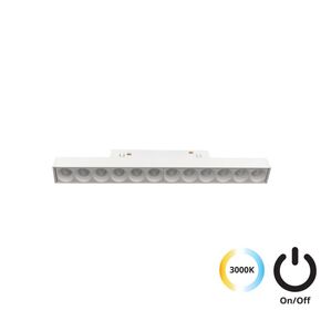 ΑΡΧΙΤΕΚΤΟΝΙΚΌΣ ΦΩΤΙΣΜΌΣ, MAGNETIC ON-OFF, LINEAR  ANTIGLARE ΛΕΥΚΌ L:220 MAGNETIC (ON-OFF), L:220, H:45 - ΡΆΓΕΣ & ΣΠΟΤ