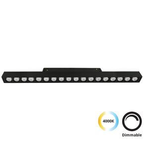 ΑΡΧΙΤΕΚΤΟΝΙΚΌΣ ΦΩΤΙΣΜΌΣ, MAGNETIC, LINEAR ANTIGLARE L:365 4000K MAGNETIC (DIMMABLE), L:366, H:44 - ΡΆΓΕΣ & ΣΠΟΤ