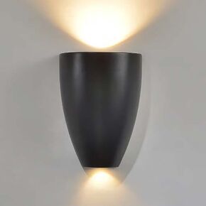 WALL LIGHT HEIGHT 17 CM WIDTH 13,5 CM DISTANCE FROM WALL 7,4 CM ALUMINIUM 7W LED 3000K, 600 LM