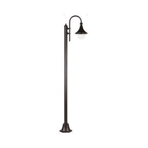ALUMINUM HEADLAMPS > ALUMINUM HEAD & COLUMN 3256-11_324-200 BLACK - LIGHTING LANTERNS