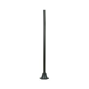 ALUMINUM LANTERNS > ALUMINUM COLUMN 524 200CM BLACK - FLOOR LIGHTS