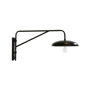 ALUMINUM LANTERNS > ALUMINUM APPLIQUES 9131-1 BLACK - WALL LIGHTS