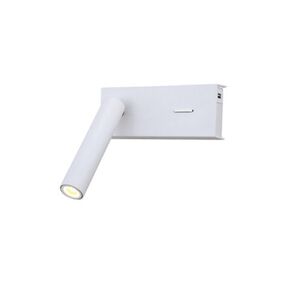 SCONCE LED 3W METAL WHITE USB ZAMPELIS LIGHTS H74