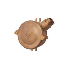 BRASS WATERPROOF LIGHTS > BOX > SINGLE ENTRY JUNCTION BOX NATURAL BRASS - SWITCHES & SOCKETS