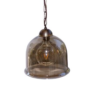 TRADITIONAL HAND-MADE LAMPS DITS > MURANO GLASS BELL HANGING MONOLIGHT. - ΚΡΕΜΑΣΤΆ ΦΩΤΙΣΤΙΚΆ