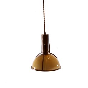 TRADITIONAL HAND-MADE LAMPS DITS > HANGING SINGLE-LIGHT PIPE MURANO GLASS FINISH WITH BRASS RAYS .. - ΚΡΕΜΑΣΤΆ ΦΩΤΙΣΤΙΚΆ