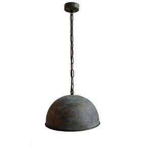 TRADITIONAL HANDMADE LAMPS DITS > HANGING LAMP MADE OF BRONZE WITH ARTIFICIAL AGING, DIA. 50CM. - ΚΡΕΜΑΣΤΆ ΦΩΤΙΣΤΙΚΆ