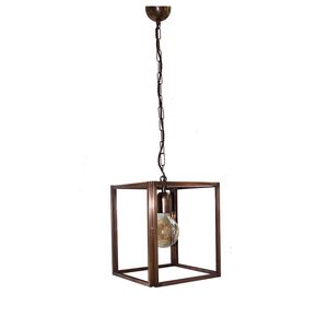 TRADITIONAL HAND-MADE LAMPS DITS > HAND-MADE PENDANT MADE OF BRONZE 30X30 CM. - ΚΡΕΜΑΣΤΆ ΦΩΤΙΣΤΙΚΆ