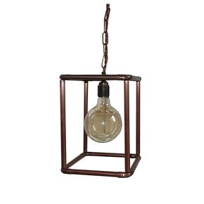 DITS TRADITIONAL HANDCRAFTED LAMPS > COPPER TUBE SQUARE PENDANT. - PENDANT LIGHTS