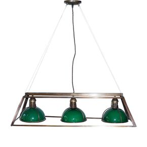 TRADITIONAL HANDMADE DITS LAMPS > BRONZE VESSEL PENDANT AND 3 MURANO LIGHTS. - ΚΡΕΜΑΣΤΆ ΦΩΤΙΣΤΙΚΆ