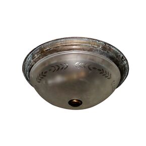TRADITIONAL HANDMADE LAMPS DITS > CEILING LAMP BRONZE LAMP WITH ARTIFICIAL AGING AND SANDBLASTED HANDMADE GLASS. . - ΦΩΤΙΣΤΙΚΆ ΟΡΟΦΉΣ