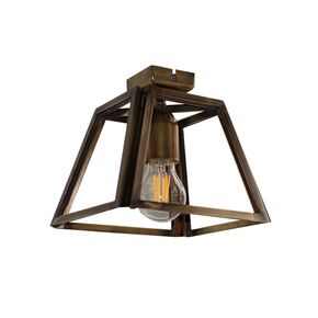 TRADITIONAL HANDMADE LAMPS DITS > CEILING LAMP HANDMADE BRONZE LAMP IN BRONZE SHADE. - ΦΩΤΙΣΤΙΚΆ ΟΡΟΦΉΣ