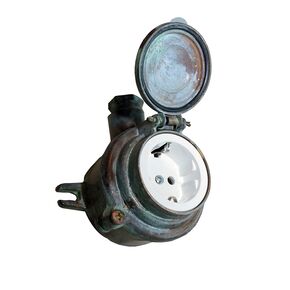 BRASS WATERPROOF LIGHTS > SOCKETS > SOCKET SOCKET WITH CAP NATURAL BRASS - SWITCHES & SOCKETS