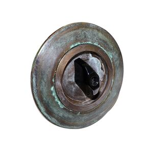 DITS TRADITIONAL HANDMADE LAMPS > SOLID BRONZE FRAME ROTARY SWITCH WITH ARTIFICIAL AGING. - ΔΙΑΚΌΠΤΕΣ & ΠΡΊΖΕΣ
