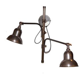 TRADITIONAL HANDMADE LAMPS DITS > WALL LAMP HANDMADE FROM BRONZE ADJUSTABLE. - ΦΩΤΙΣΤΙΚΆ ΤΟΊΧΟΥ