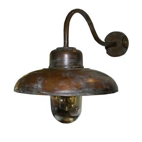 TRADITIONAL HAND-MADE LAMPS DITS > WATERPROOF D30 CM SCONCE WITH ARTIFICIAL AGING - WALL LIGHTS