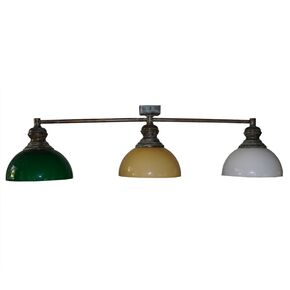 TRADITIONAL HANDMADE DITS LAMPS > CEILING BAR MADE OF BRONZE AND MURANO GLASS. - TRADITIONAL LUMINARIES HANDMADE BY DITS